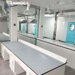 Acid Resistant Lab Wall Bench Epoxy Resin Table Top Laboratory Work Table for sale