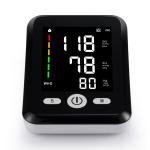 Black Home Blood Pressure Device Automatic Shutdown With One Button Measurement for sale