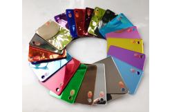 China High Reflective Non Adhesive Gold Silver Mirror Acrylic Sheet Scratch Resistance supplier