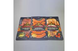 China ziplockk Three Side Seal Bag Dog Treats Packaging Gold Blocking Flat Bottom Pouch supplier