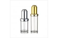China Thick Wall 20ml Plastic Dropper Bottles 30ml PETG Cylinder Dropper Bottle supplier