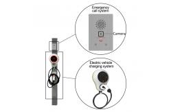 China Hot Galvanized Round Smart Street Light Pole With Charge Station Function supplier