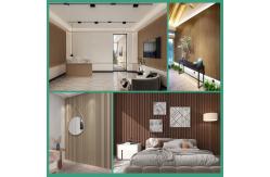 China Custom Acoustic Wall Panel Board 100% Polyester+MDF With Veneer Soundproofing supplier