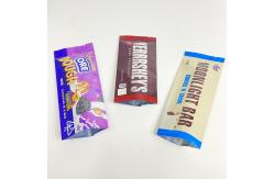 China Custom Logo Back Sealed Bag Candy Gummies Seed Packaging Pouches supplier