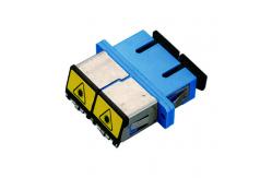 China SC DX Metal Avoid Fiber Optic Adapter/Coupler with Flange supplier