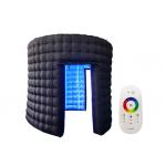 Round Shape 360 Booth Enclosure Halloween Inflatable Photo Booth For Rent