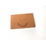 Copper 0.5mm Business Membership Card Shinny Frosted for sale