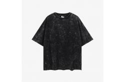 China O Neck Men Blank T Shirt Custom Cotton Loose Drop Shoulder supplier