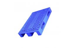 China 120x80cm Warehouse Plastic Pallets For Storage PE Single Faced supplier
