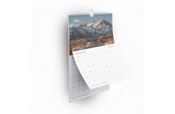 China Embossing Debossing Monthly Wall Calendars Custom 365 Days Desk Advent Calendar supplier