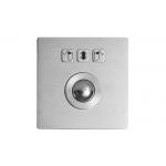 Waterproof IP65 Stainless Steel Trackball Top Panel Mounting Wired Trackball Mouse for sale