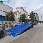 Warehouse Loading Ramp For Forklifts 12 Ton Heavy Duty Anti-Slip Diamond Surface Mobile Design for sale