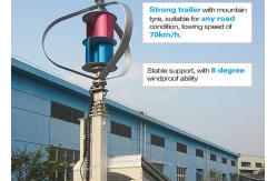 China Mobile Energy Vehicle Solar Wind Hybrid System Trailer Power Supply System supplier