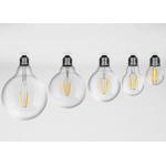 A55 A60 A65 A70 Energy Saving Globe LED Filament Bulb FC35 For Shop And Restaurant for sale