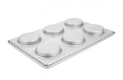 China RK Bakeware China Foodservice NSF Nonstick Commercial Aluminized Steel Muffin Cupcake Baking Tray supplier