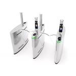 Bi Directional Automatic Flap Barrier Turnstile Gate Access Control System