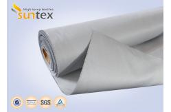 China Insulation PU Coated Fiberglass Fabric Shade Curtain For Welding 0.4mm Fire Cloth supplier