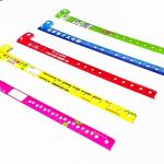 Activity Tyvek Dupont Paper Wristband Barcode Paper Business Event Admission Bracelet for sale