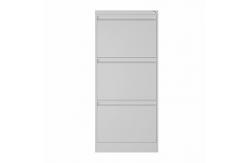 China Big Storage Space 3 Drawer Lateral File Cabinet Metal Light Gray supplier