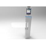 SUS304 Face Recognition Pedestrian Swing Barrier Square 1.5s