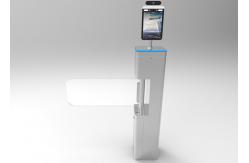 China SUS304 Face Recognition Pedestrian Swing Barrier Square 1.5s supplier