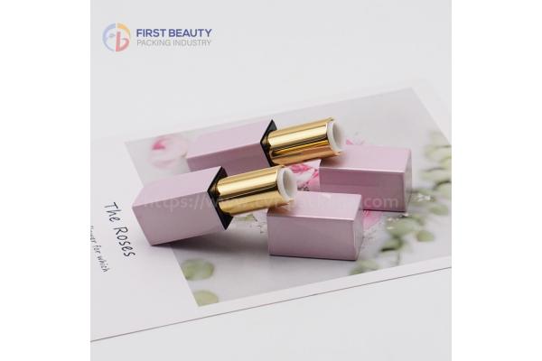 Customizable Color Spraying Round Empty Lipstick Tube