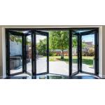 Thermal Insulation Sliding Frame Aluminum Door Profile 2.5mm For Patio Glass Bi Folding Doors for sale
