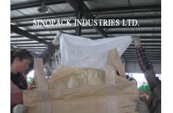 China Circular / Tubular PP Woven Big Bag FIBC With Zipper Closure Super Sack supplier