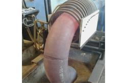 China Mandrel pushing High Frequency Heating System Elbow Bending Hot Forming machine supplier