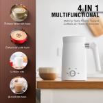 4 In 1 Commercial Automatic Milk Steamer Latte Stainless Steel Electric Milk Frother for sale