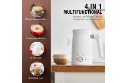 China 4 In 1 Commercial Automatic Milk Steamer Latte Stainless Steel Electric Milk Frother supplier