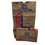 Custom Logo Waterproof Lawn Paper Bags For Leaves With Accept Custom Lining for sale