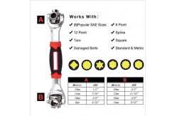 China Magic Multifunction 48 In 1 Tiger Socket Wrench SS 360deg Rotating Head supplier