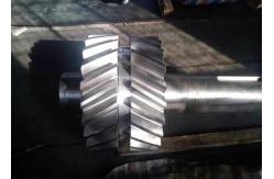 China Customized Transmission Gears Forging Steel Double Helical Gear Shaft supplier