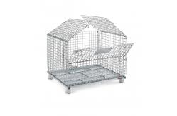 China Line Dia 5.8mm Wire Mesh Pallet Containers Stacking Bins Medium Duty supplier