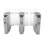 40W 550mm Width Cards Reader Glass Sliding Turnstile for sale