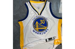 China 30 Curry White Custom Basketball Uniforms Polyester White Basketball Shirt supplier