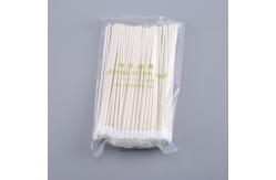 China Pure Cotton Bud Swab Flat Head , Long Cotton Swabs Sterile Easy To Use supplier