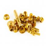 Precision CNC Machined Brass Parts with ±0.01mm Tolerance and Customizable Weight for sale