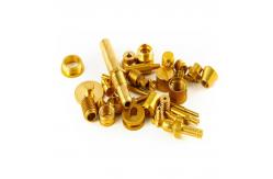 China Precision CNC Machined Brass Parts with ±0.01mm Tolerance and Customizable Weight supplier