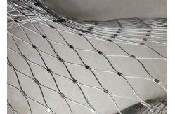 China 80x138mm Stainless Steel Rope Mesh Net Customized Height Polished Surface Treatment supplier