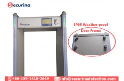 China IP65 Walk Through Security Detector 60 Detection Zones Multi Zone Door supplier