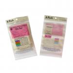 Zipper Top Poly Header Bags Garment Plastic Packaging Bags For Underwear Garment for sale