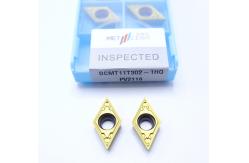 China Fracture Resistance Cermet Cutting Tool Inserts Good Surface Smoothness CCMT11T302-1HQ PV2110 supplier