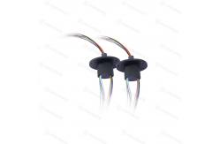 China Industrial Automation Capsule Slip Rings 8 Circuits 2.5A 24.5mm Lead Length supplier