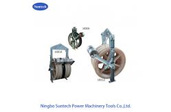 China 60kn Conductor Stringing Blocks Transmission Line Grounding Roller supplier