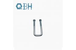 China Square Card Right Angle Galvanized U Bolt M6 - M10 supplier