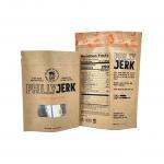 Custom Logo  Biodegradable White Kraft Paper Bags for Cookie Cake Nuts Edibles Mango Powder Pet Food Smell Proof for sale