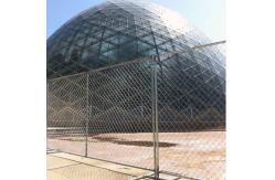 China Secure galvanized movable fence temporary chain link fence panels supplier