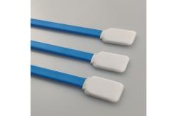China Plotter Printerhead Cleaning Swabs Polyester Surface Flat Microfiber Tip supplier